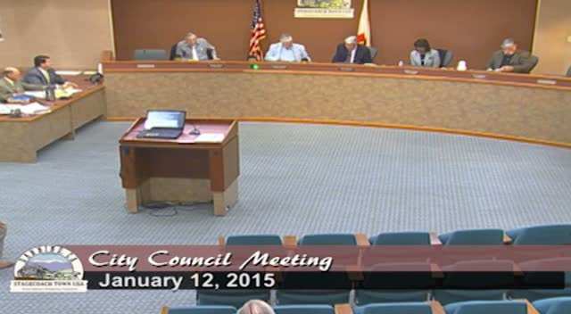 Council Workshop 1/12/16  Tax Alloc. Bond Proceeds