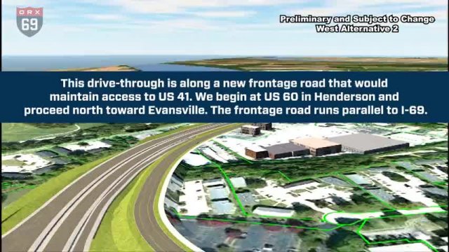 I-69 ORX West Alternative 2 Drive-Through