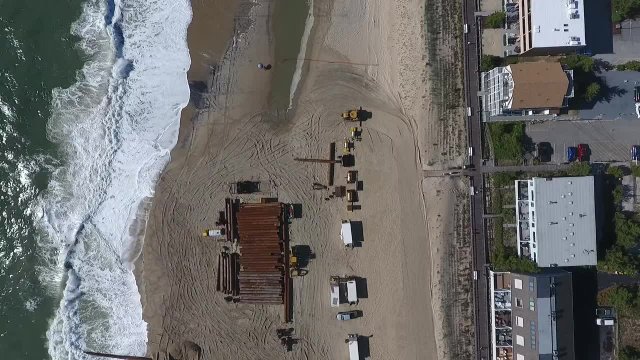 Flyover of Beach Replenishment 6-12-2018