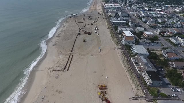 Flyover of Beach Replenishment 6-19-2018