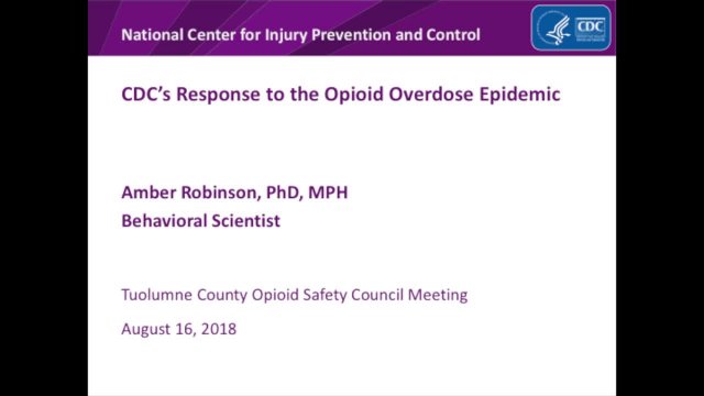 Opioid Conference - Dr. Amber Robinson