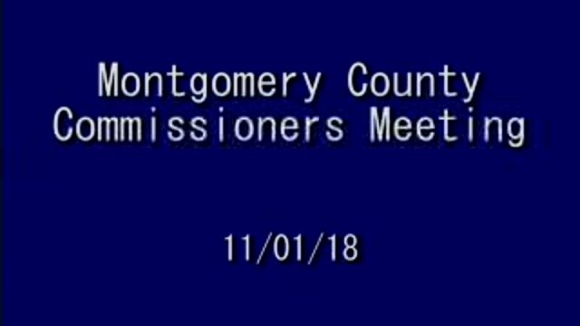 11/01/2018 Commissioners Meeting