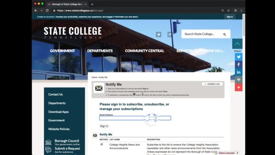 3 - How to sign up for Construction Updates?