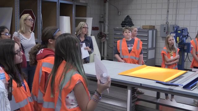 Moxie Girls visit MCDOT