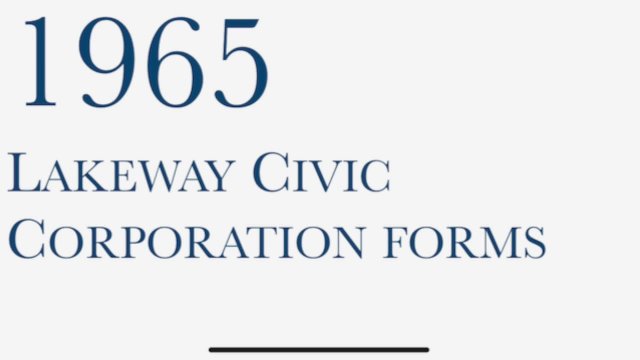 CE Lakeway Governance Timeline