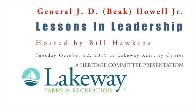 General Howell on Leadership Part 1