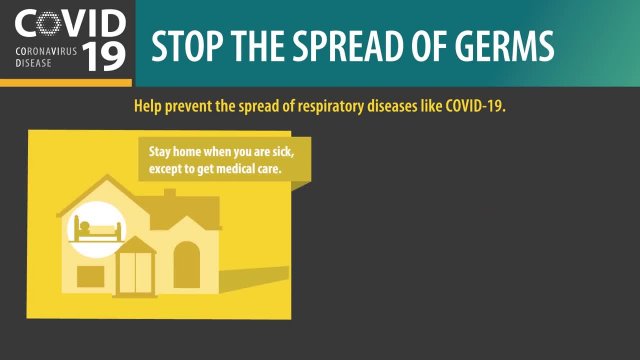 CDC Coronavirus Spot - Preventing Germ Spread