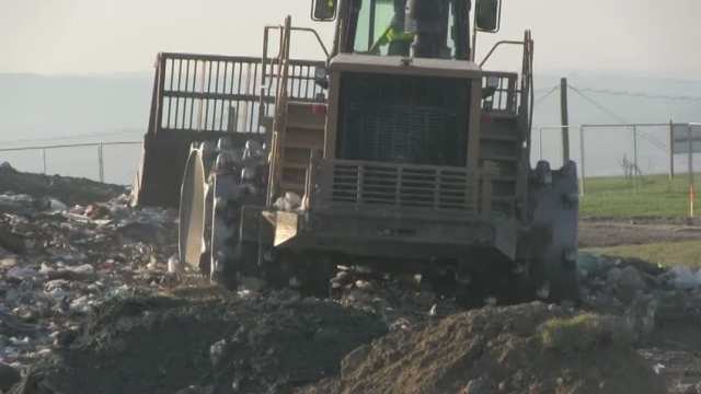October 2, 2013 Compactor working in am