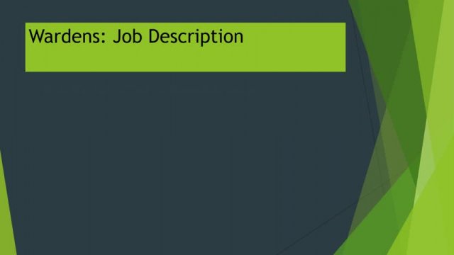 Warden-Clerk Training-Paper List