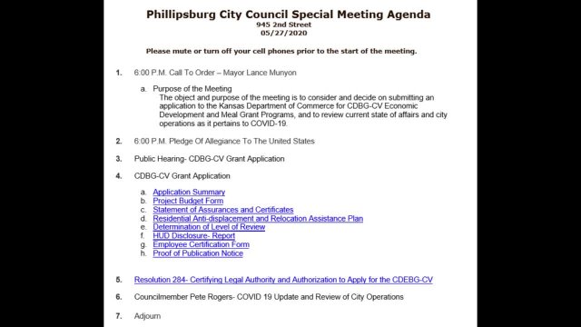 City Council Meeting 05/27/2020