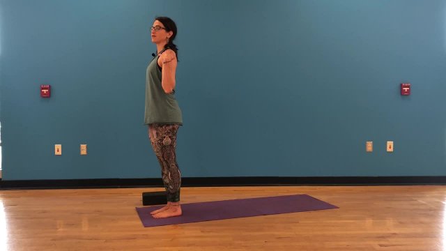 Vinyasa triangle pose