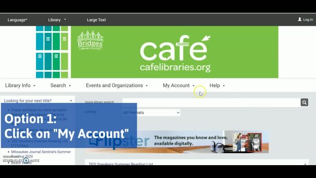 CAFE Classroom:  How to Log into Your CAFE Account