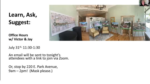 Park Ave Streetscape Public Workshop