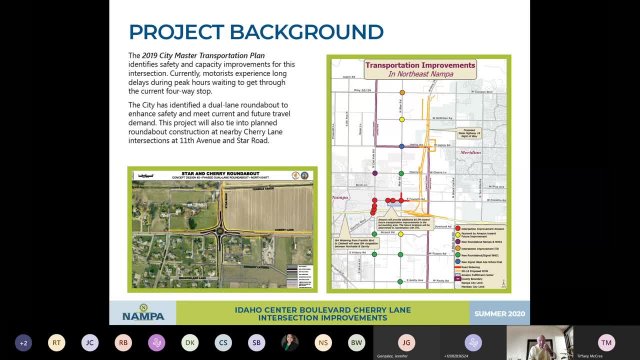 Idaho Center Cherry Intersection Open House