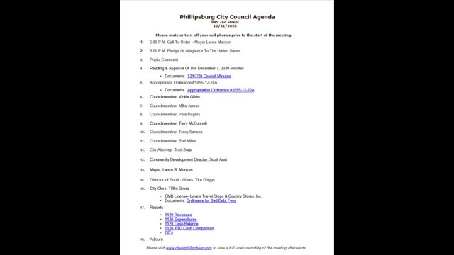 City Council Meeting 12/21/2020