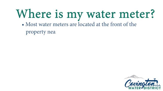 How to locate and turn off your water meter
