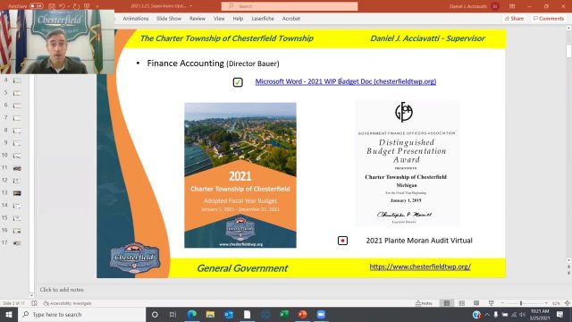 2021.3.25  Supervisors Update