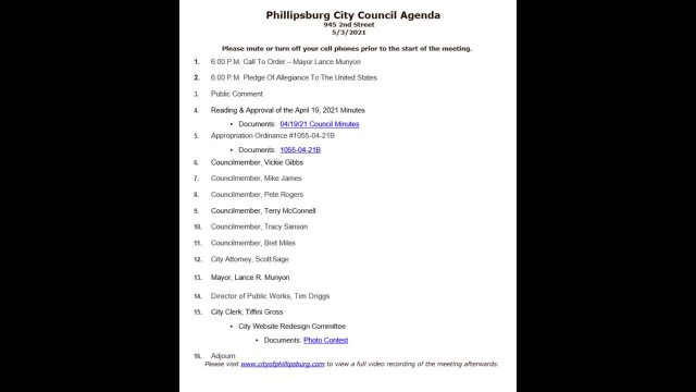 City Council Meeting 05/03/2021