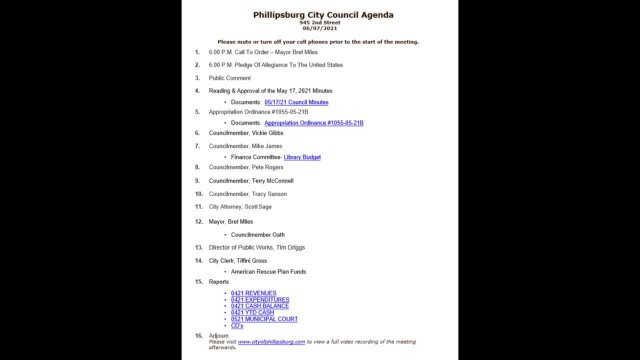 City Council Meeting 06/07/2021