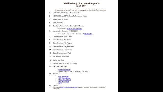 City Council Meeting 06/21/2021