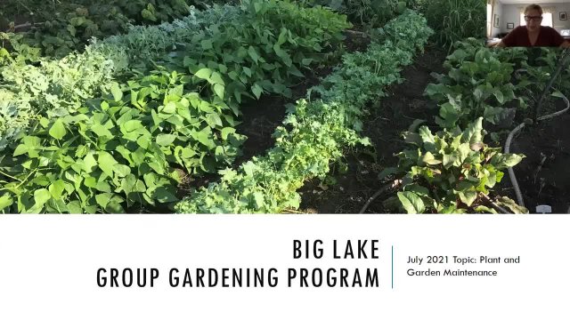 Gardening Workshop July 13, 2021