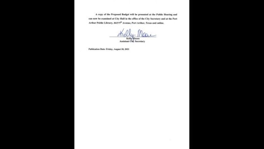 31 - Notice of Public Hearing FY2021-2022