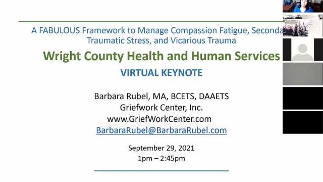 Managing Compassion Fatigue, Secondary Traumatic S