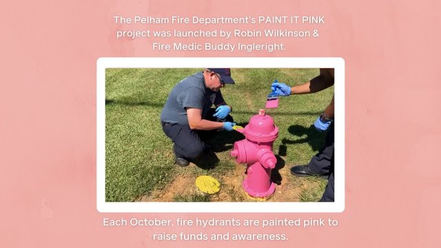 Pelham Fire Department Paint It Pink