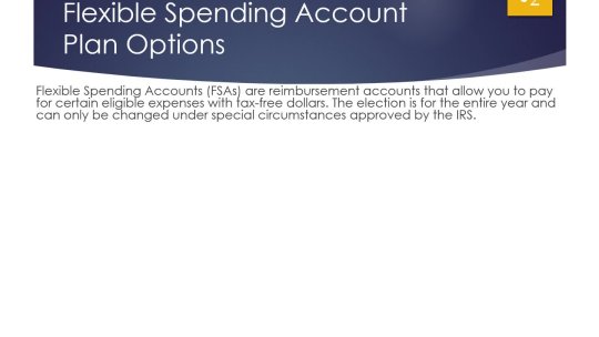 12 - Cafeteria Plan Open Enrollment Presentation