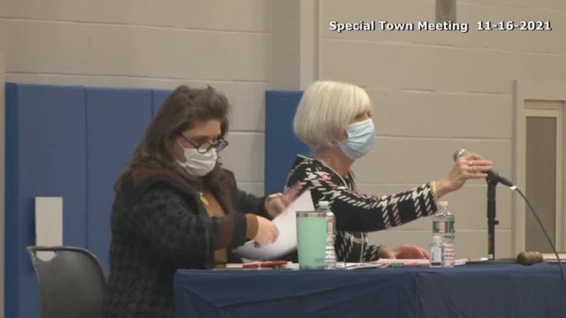 Special Town Meeting 11-16-2021