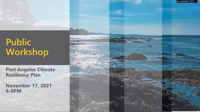 Climate Resiliency Plan Workshop 1 Recording