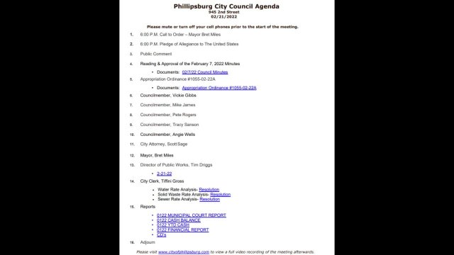 City Council Meeting 02/21/2022