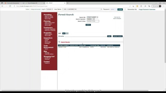 Accessing Redlines in e-TRAKiT