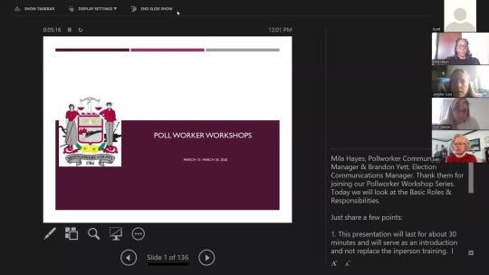 312 - Poll Worker Basic Roles & Responsibilities - Recording