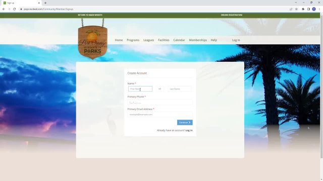 RecDesk Registration Tutorial