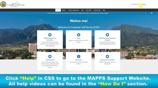 MAPPS How to Create a Login