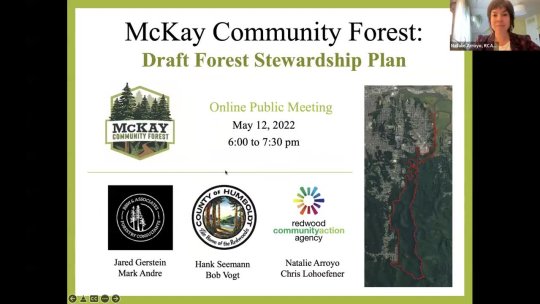 74 - McKay CF Forest Stewardship Plan Meeting - May 12, 2022