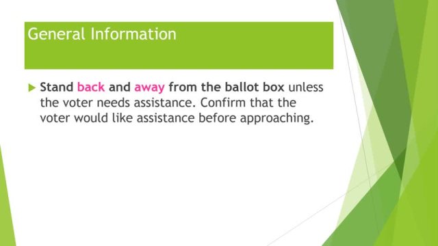 Ballot Box Instructions