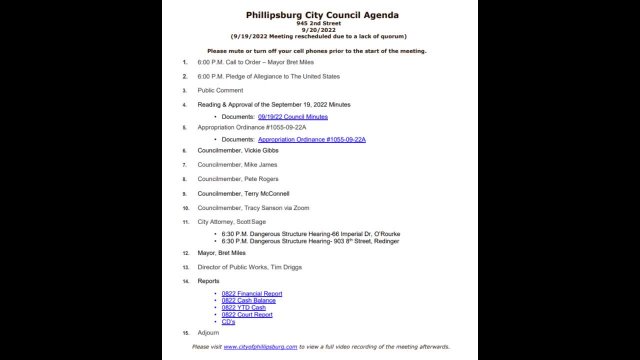 City Council Meeting 09/20/2022