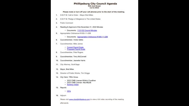 City Council Meeting 12/05/2022