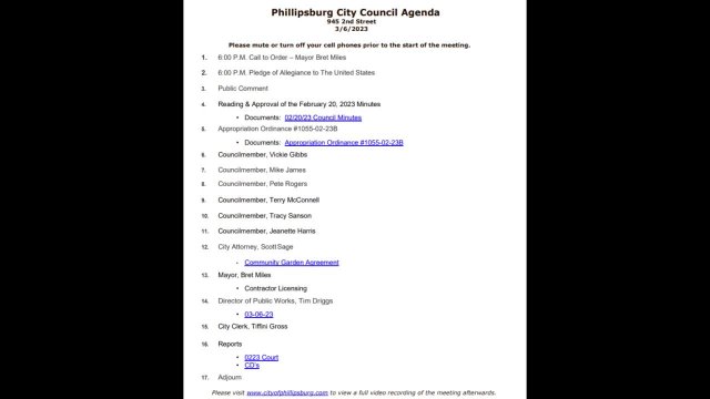 City Council Meeting 03/06/2023