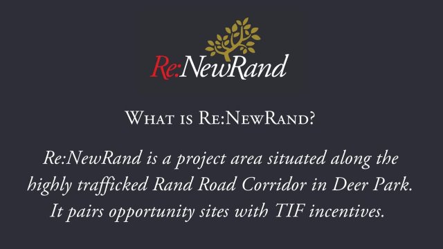 VILLAGE OWNED - Deer Park TIF Slidedeck