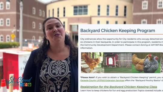 353 - City of St. Cloud Backyard Chicken Keeping Program