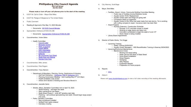 City Council Meeting - 06/05/2023 ~ Part One