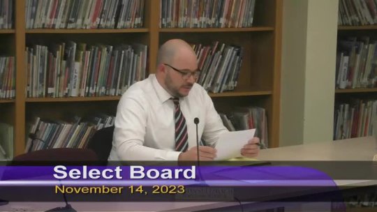 593 - Select Board  11-14-2023