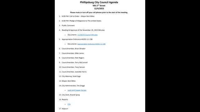 City Council Meeting 12/04/2023