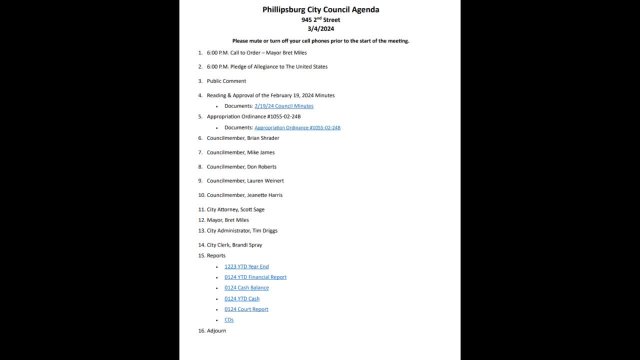 City Council Meeting - 03/04/2024