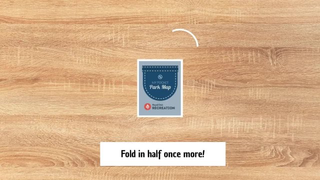 How to fold your POCKET PARK MAP