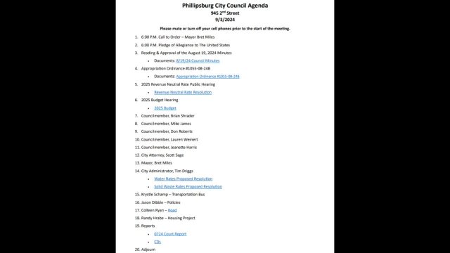 City Council Meeting - 09/03/2024