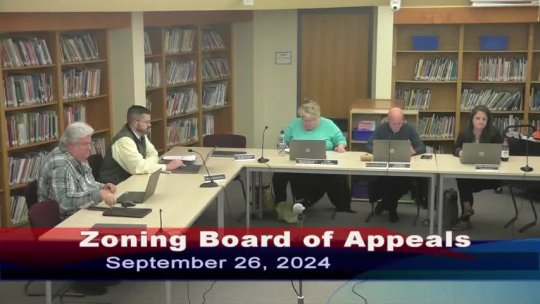 689 - Zoning Board of Appeals 09-26-2024
